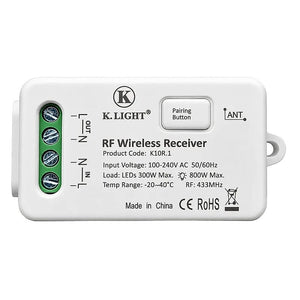 1 Channel Kinetic Switch Receiver — white background