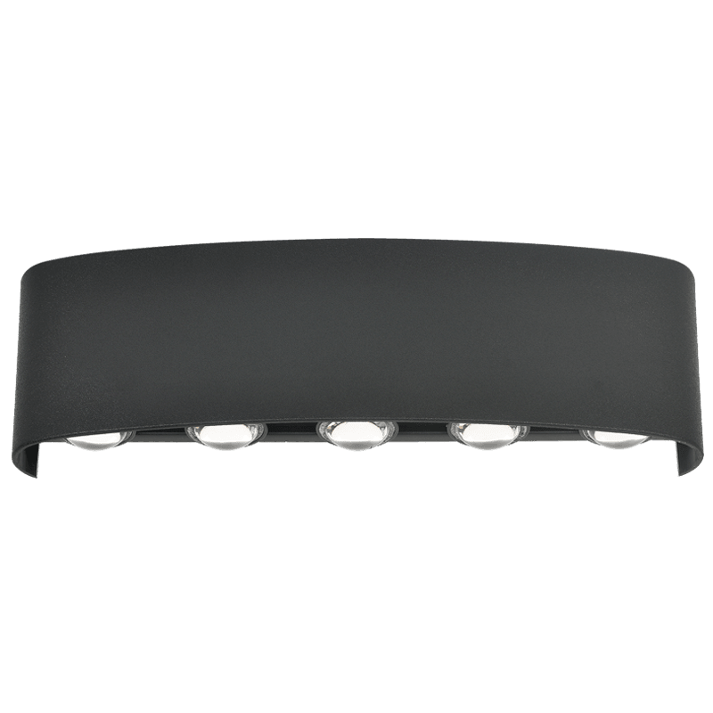 10W LED Up &Down Plastic Wall Lightb - 3000K — transparent background