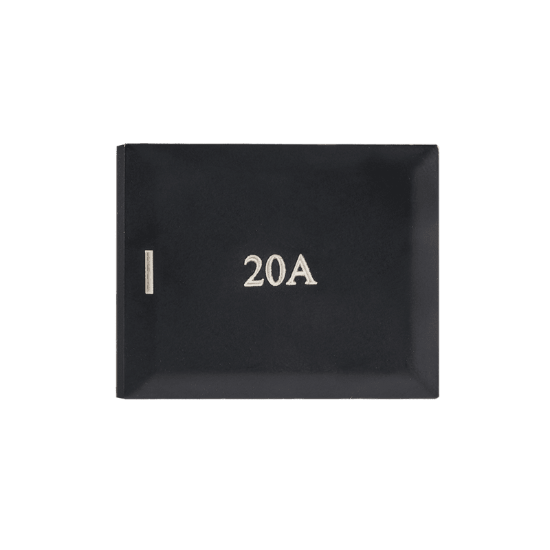 ECP Range Black 20A Isolator – 1.5 Module — transparent background