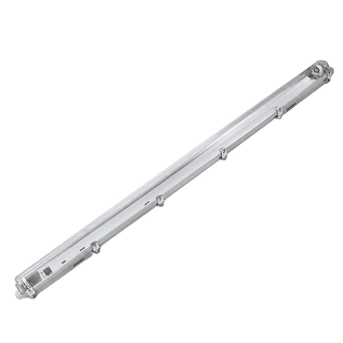 Zen Tri-Proof 5ft PC Single IP65 Fixture — transparent background