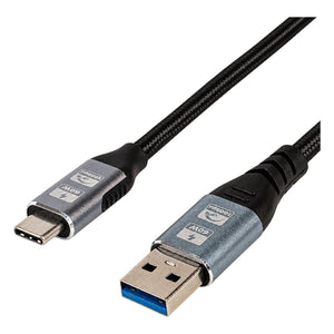 GIZZU 60W 10Gbps USB to Type-C Cable, 2m — white background