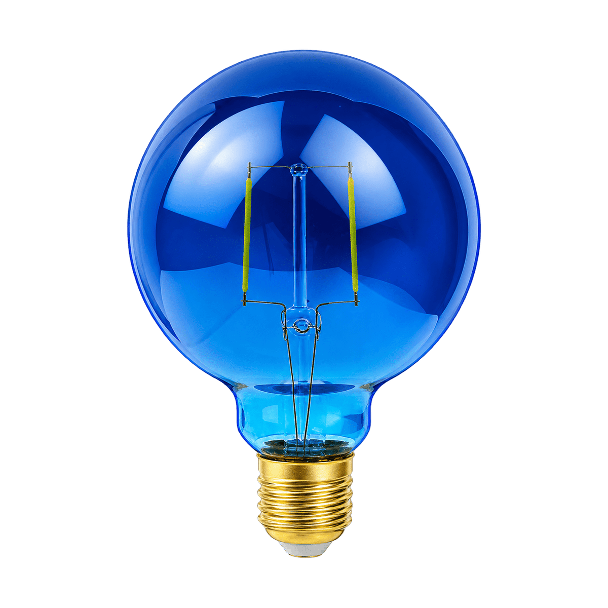 LED Bulb - 2W G95 Filament - Blue – transparent background product image