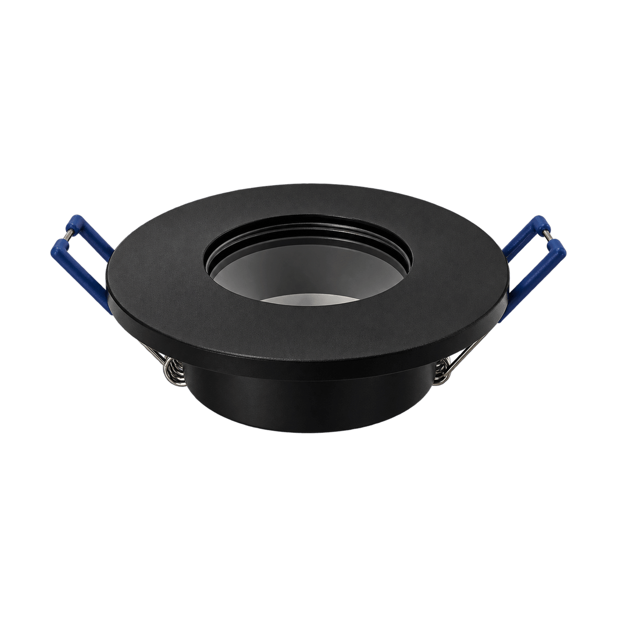 IP44 CNC Aluminium GU10 Fixture Black - B4483 – transparent background product image