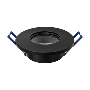IP44 CNC Aluminium GU10 Fixture Black - B4483 – white background product image