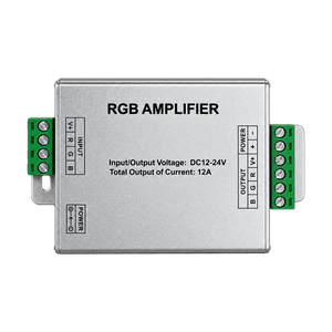 12V/24V RGB LED Strip Amplifier – transparent background product image