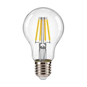 4W Clear A60 Filament LED Bulb, E27, 6500K – transparent background product image