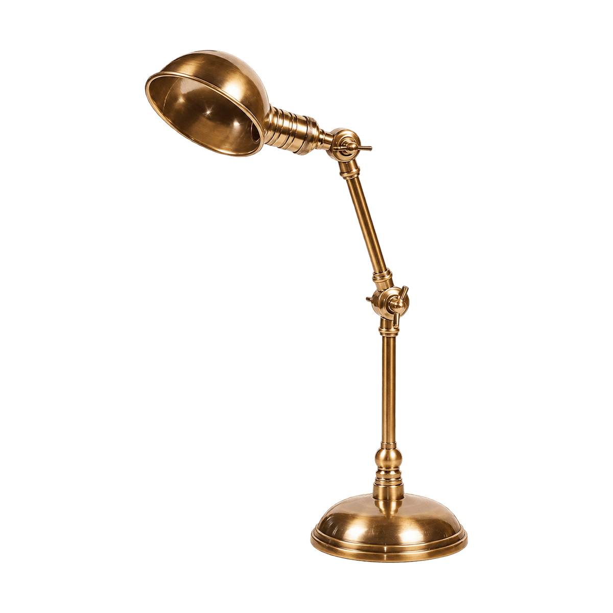 Princeton Desk Lamp Antique Brass – transparent background product image