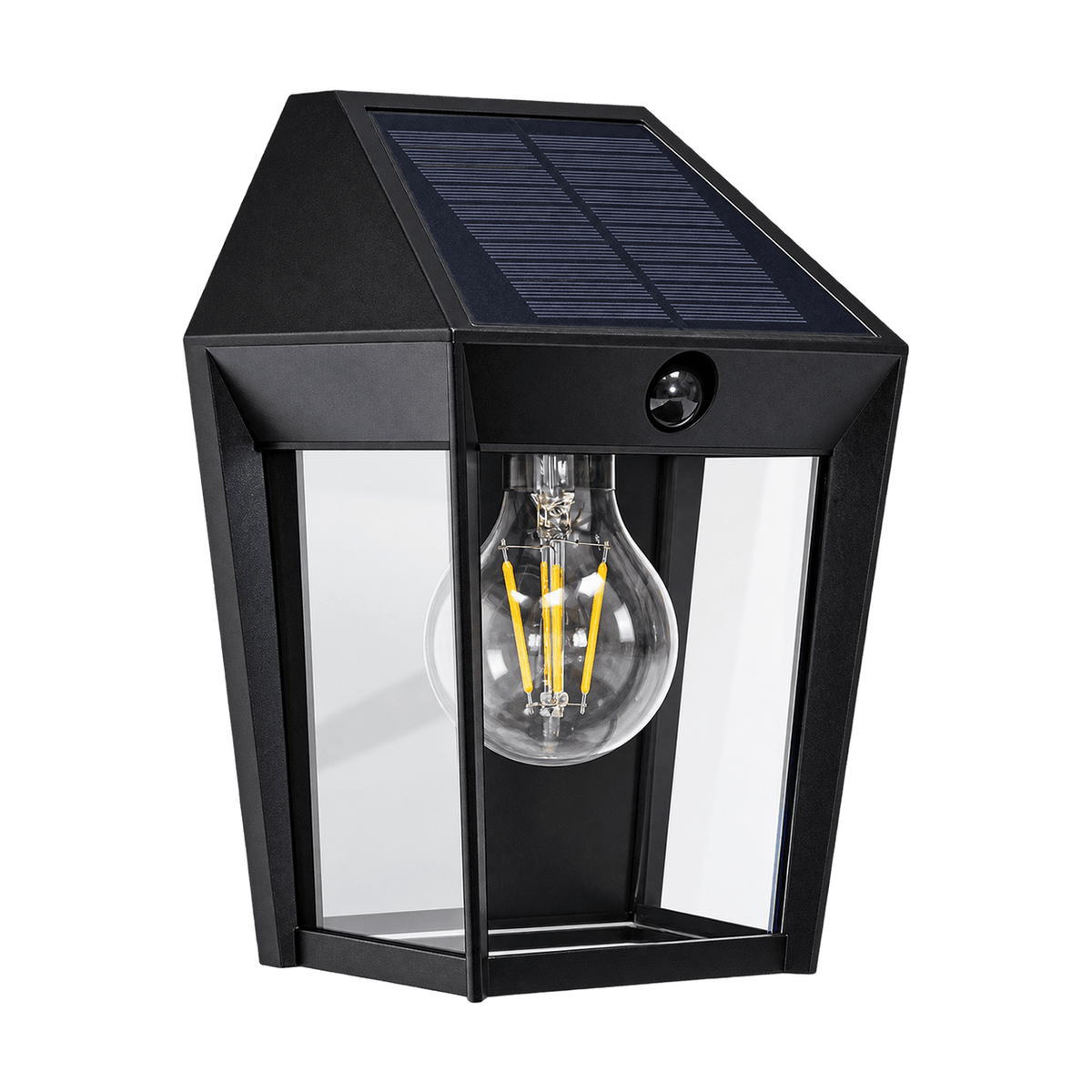 Avony 1-Light Solar Wall Light with PIR – transparent background product image