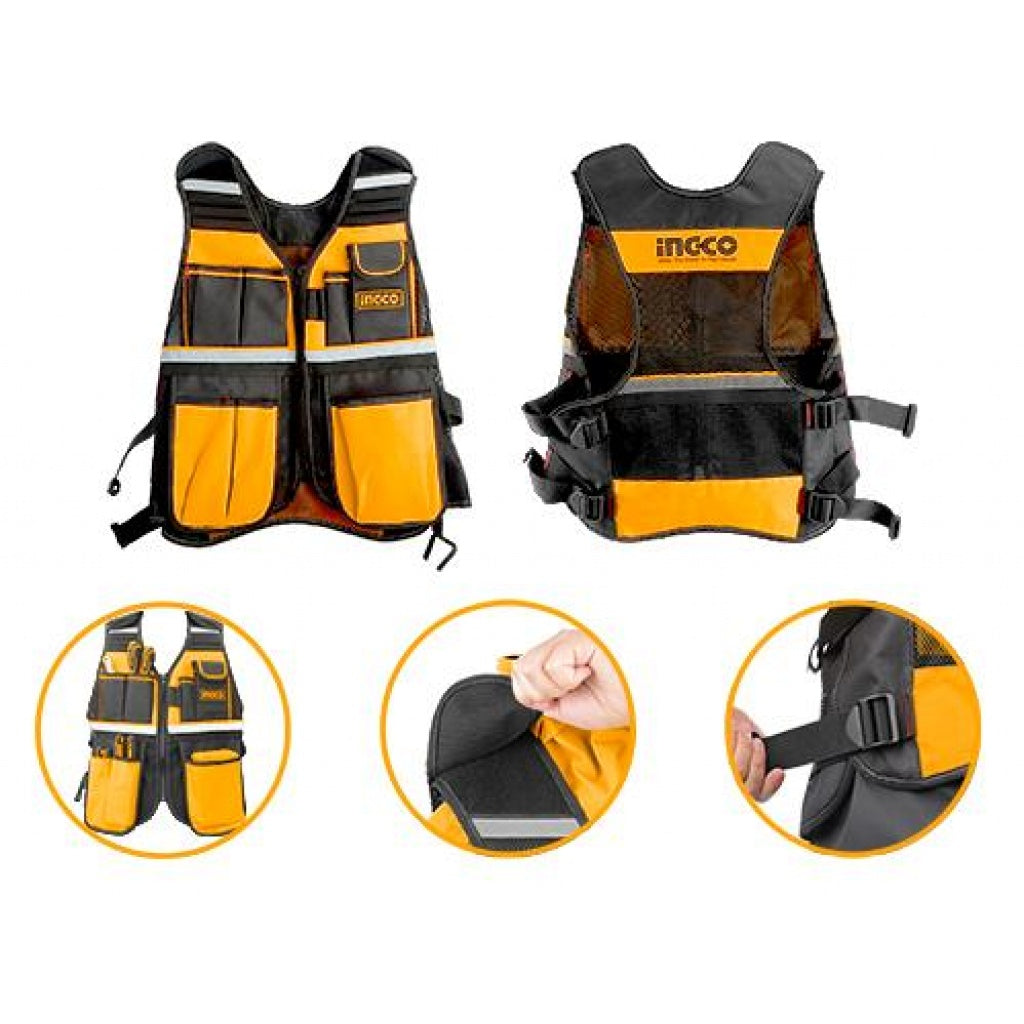 Ingco - Adjustable Tool Vest (Launch Special) - Future Light - LED Lights South Africa