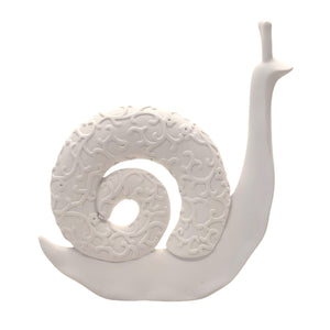 Quirky White Snail