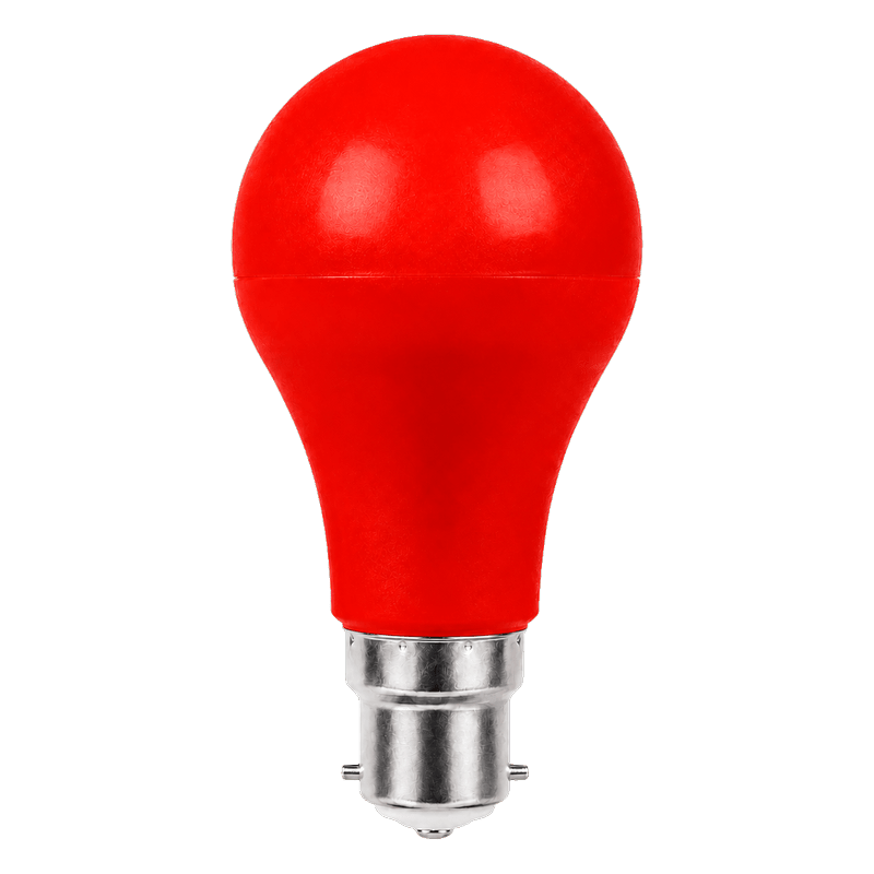 3W A60 LED Bulb (B22) - Red