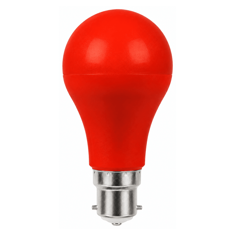 3W A60 LED Bulb (B22) - Red