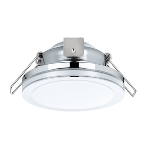 Round IP44 Bathroom LED Downlight - Warm White on transparent background