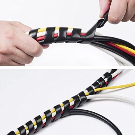 15mm Spiral Wrap Cable Organiser - 30 Meter Roll (Launch Special) - Future Light - LED Lights South Africa