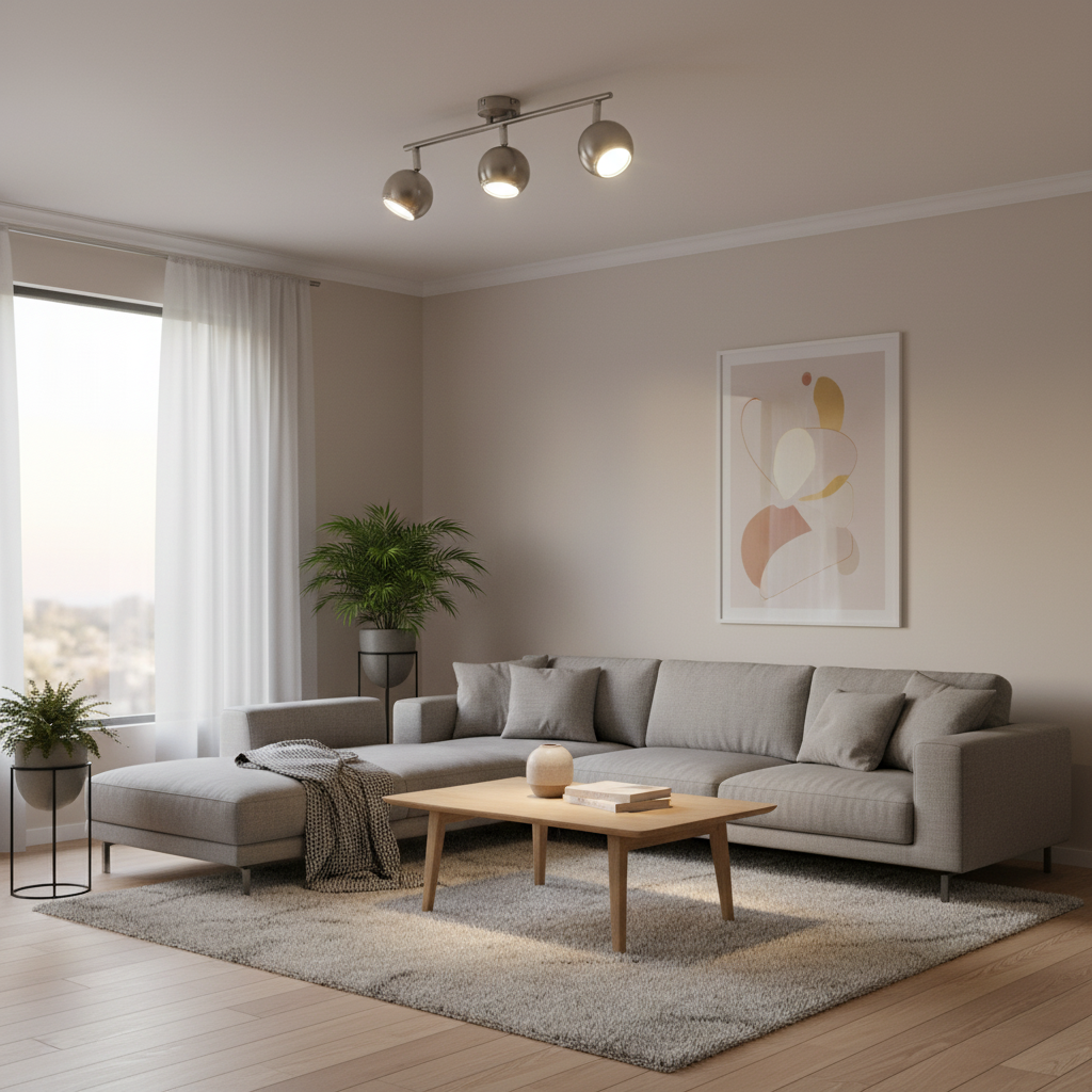 3 Light GU10 Ceiling Fitting