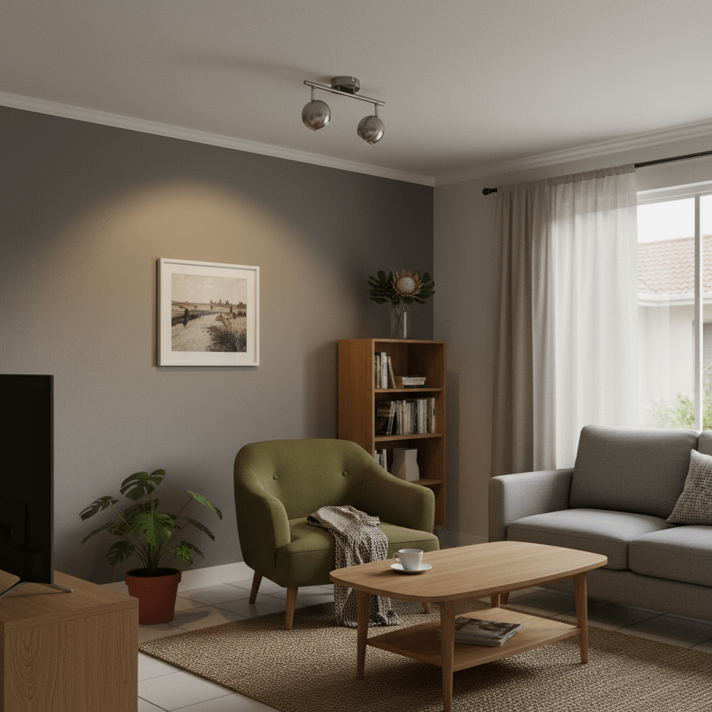 2 Light GU10 Ceiling Fitting