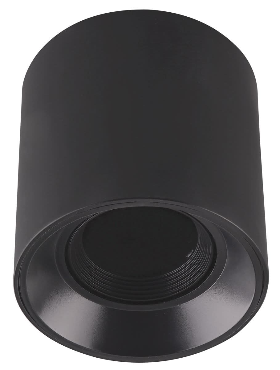 Surface Mount Polycarbonate Downlight - Black, GU10