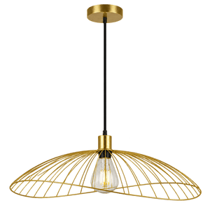 Sensu Solo Gold Pendant Light on a transparent background