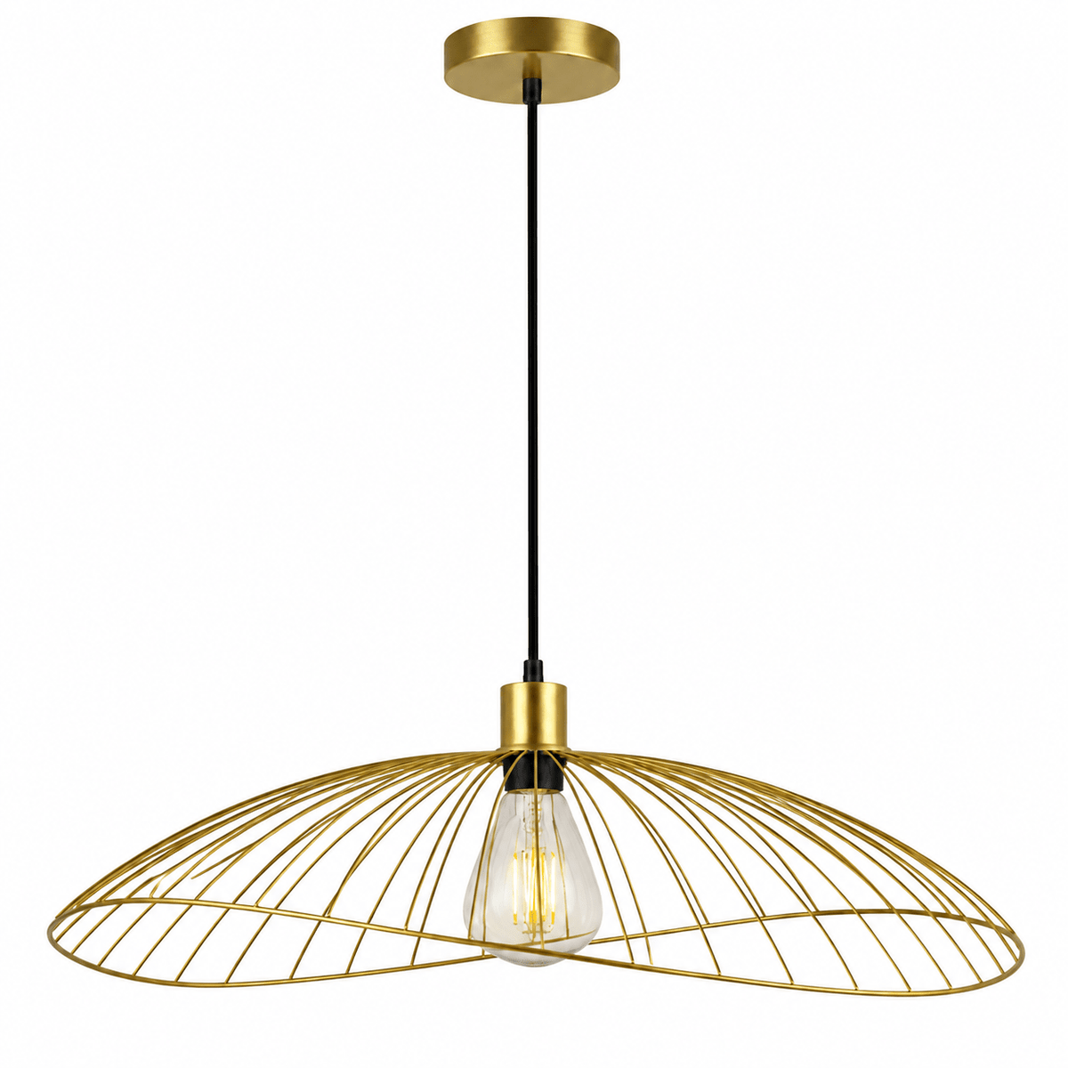 Sensu Solo Gold Pendant Light on a white background