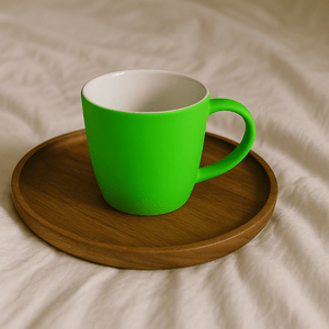 Shocking Green Ceramic Drinkware Mug - Future Decor