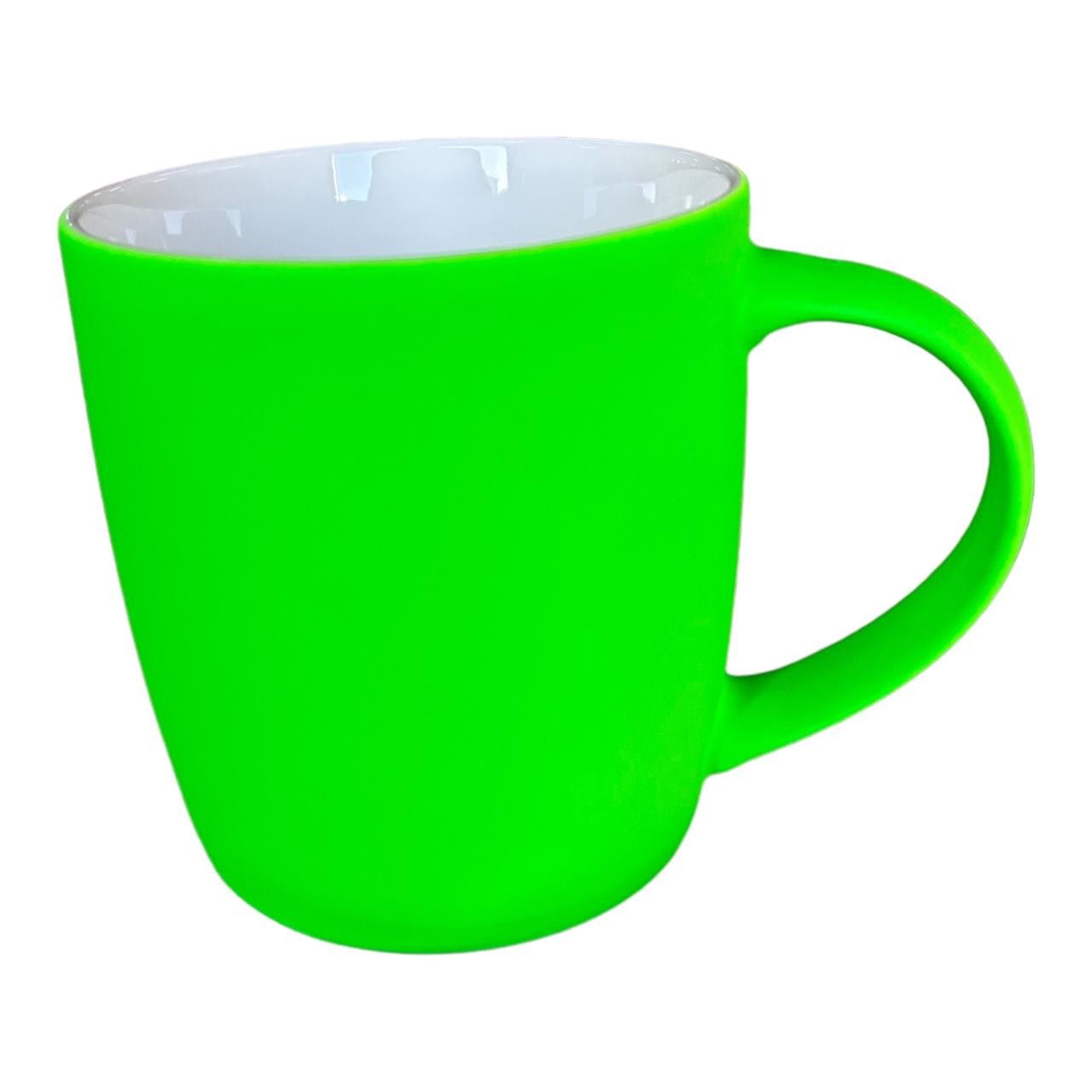 Shocking Green Ceramic Drinkware Mug - Future Decor