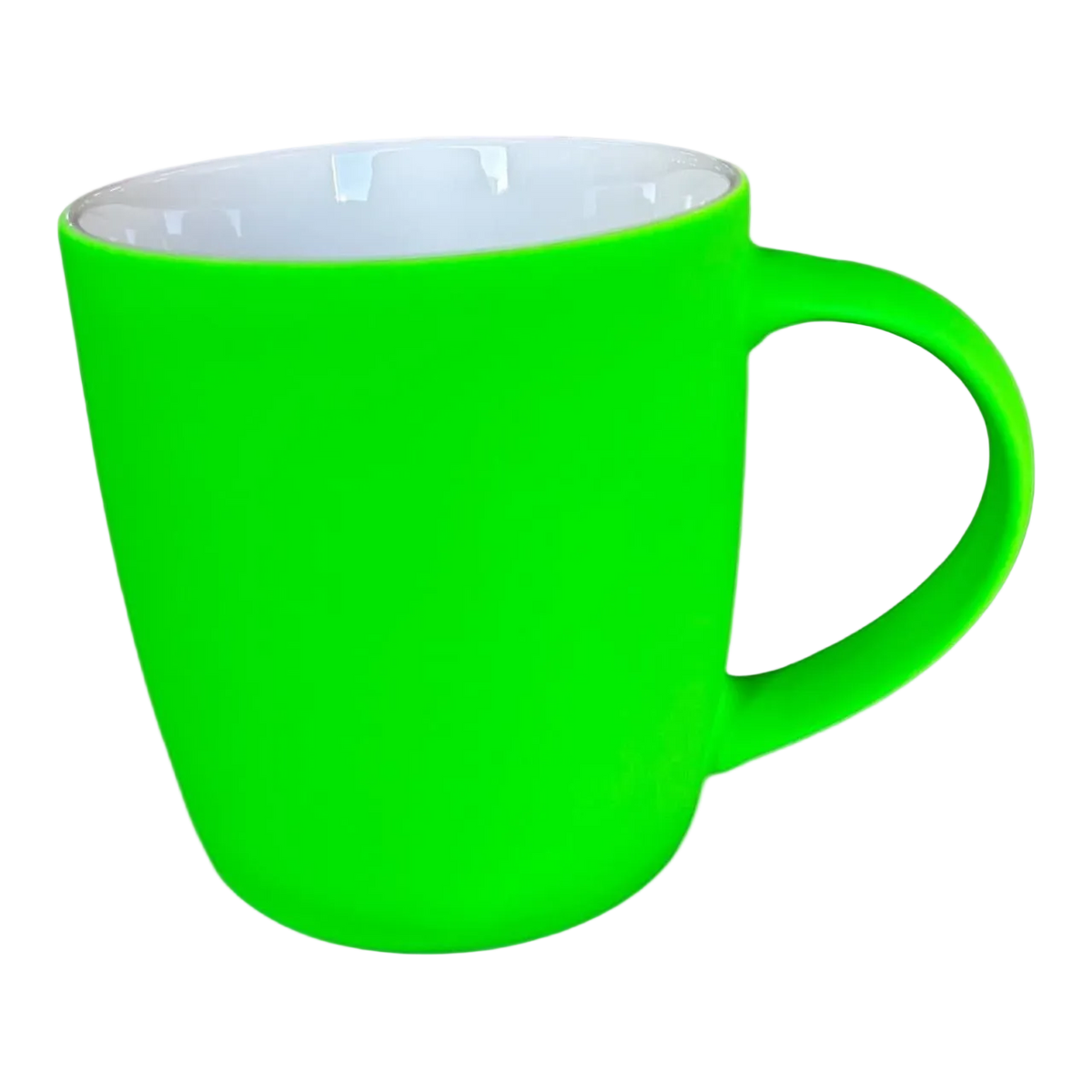Shocking Green Ceramic Drinkware Mug