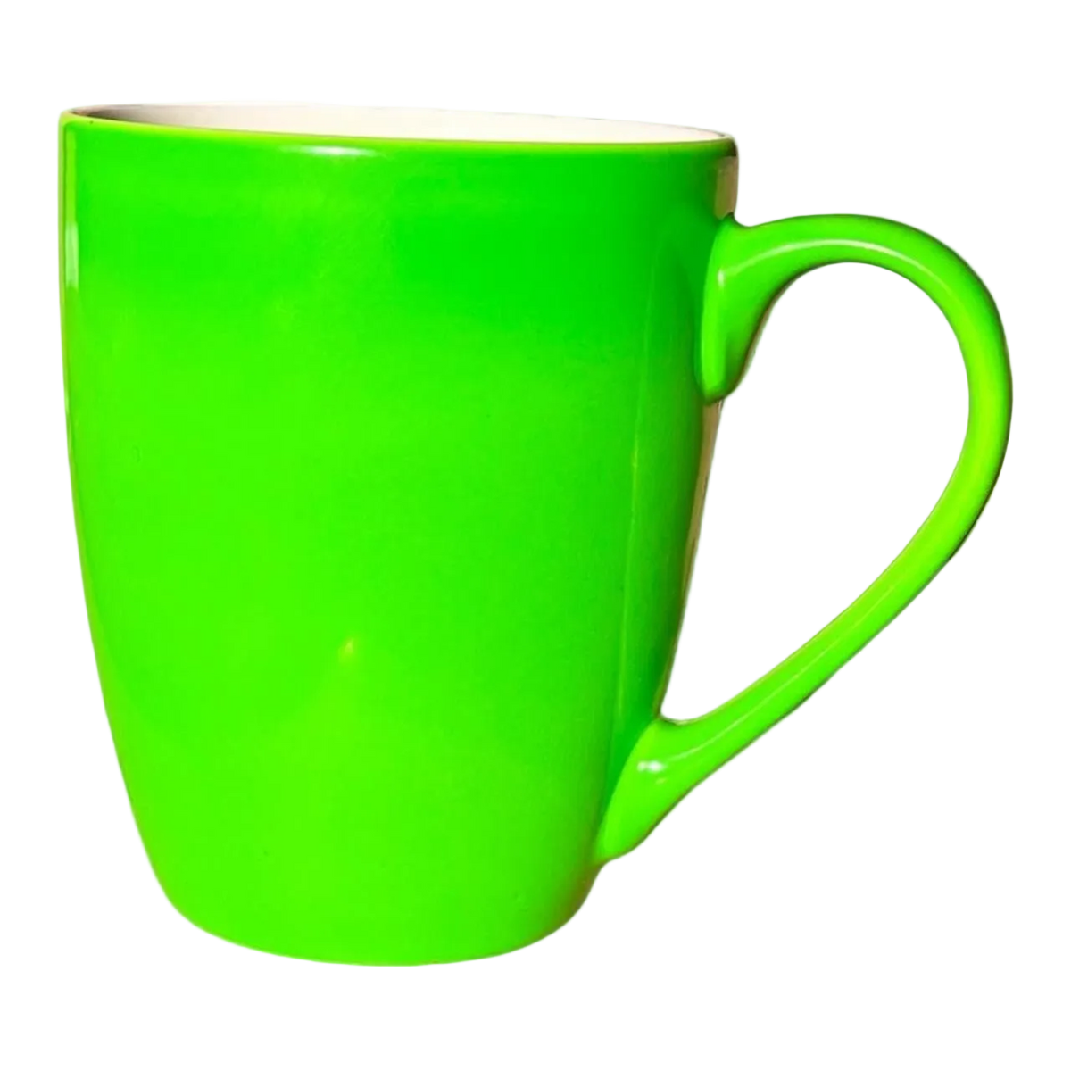 Shocking Green Ceramic Mug
