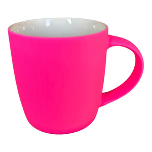 Shocking Pink Ceramic Coffee Mug - Future Decor
