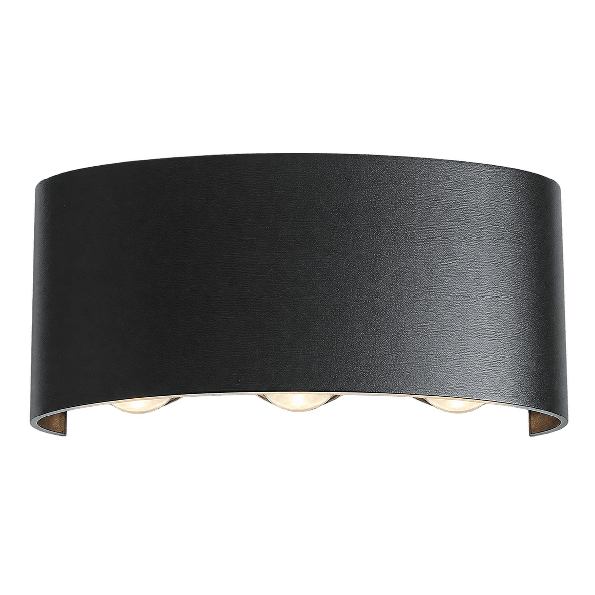Aluminium 6 LED Wall Light Up & Down Facing product image on a transparent background