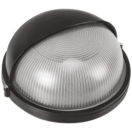 Black LED Bulkhead Light - IP54 Eyelid