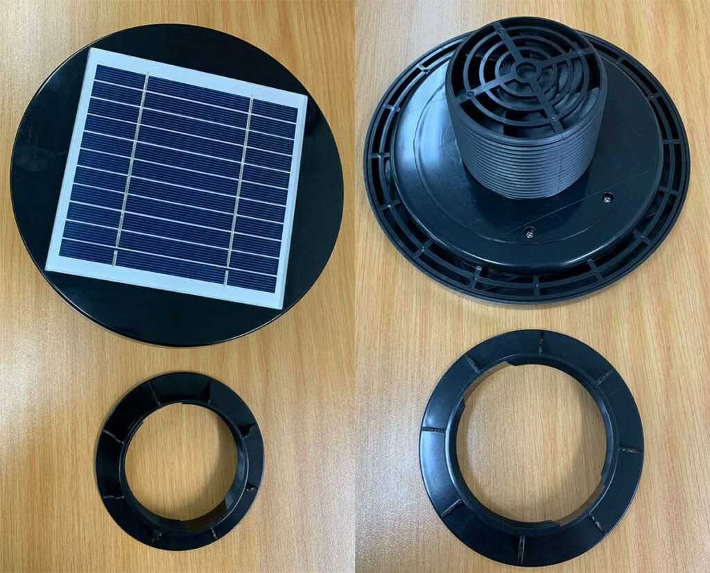 Eco-friendly Solar-Powered Loo Extractor Fan