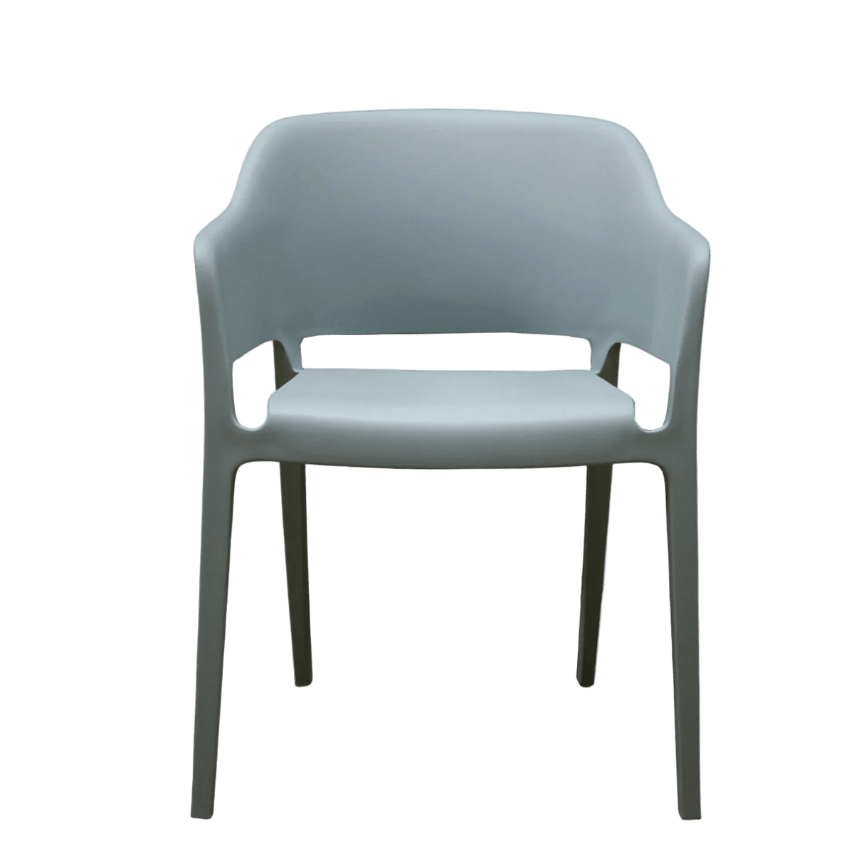 Solid Stackable Grey Chair