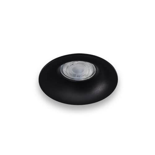 Round Matt Black Downlight Holder