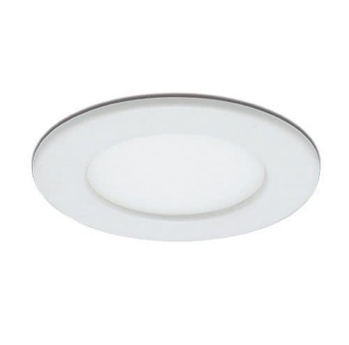 Saturn 6W LED recessed downlight with 3000K warm white light, ideal for indoor use.
