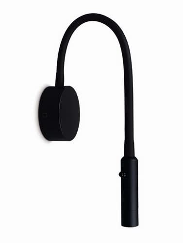 Sheraton Black LED Wall Light - Flexible Arm