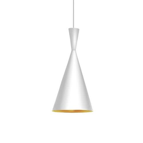 MISO 1 White/Gold Pendant Light - Nordic Modern Style