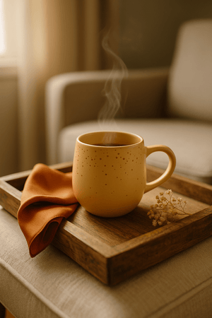 Speckled Gold Yellow Ceramic Mug - Future Decor