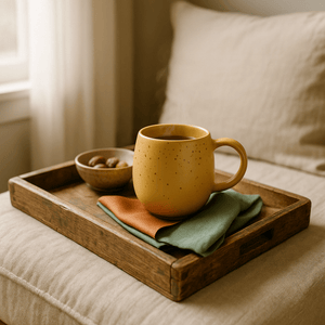 Speckled Gold Yellow Ceramic Mug - Future Decor