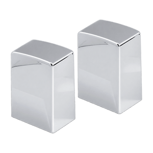Vanity Square End Cap - Chrome, transparent background, 1254 × 1254