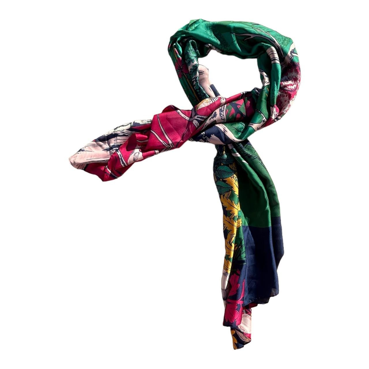 Sunset Forest Polyester Fashion Scarf - Future Decor