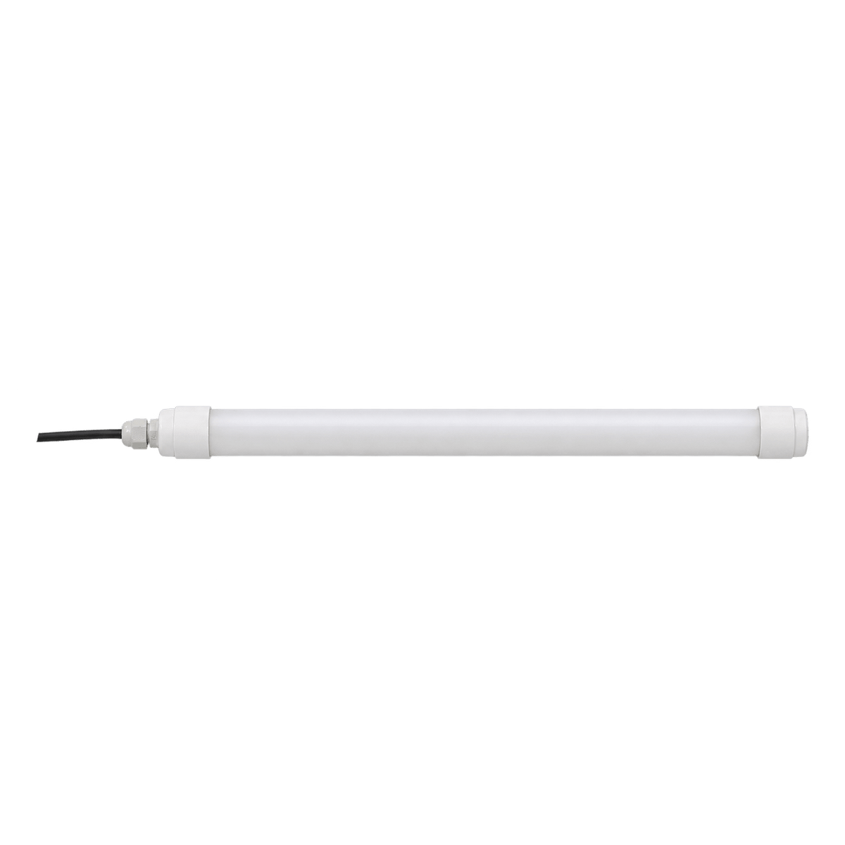 T8 IP65 fridge freezer LED tube 4ft warm white on transparent background