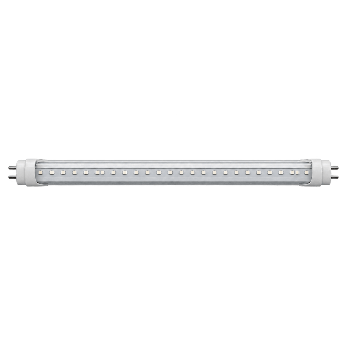 1200mm clear T8 LED tube cool white on transparent background