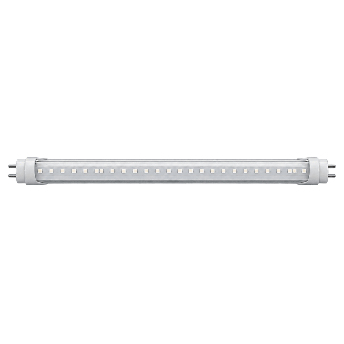 1200mm clear T8 LED tube cool white on white background