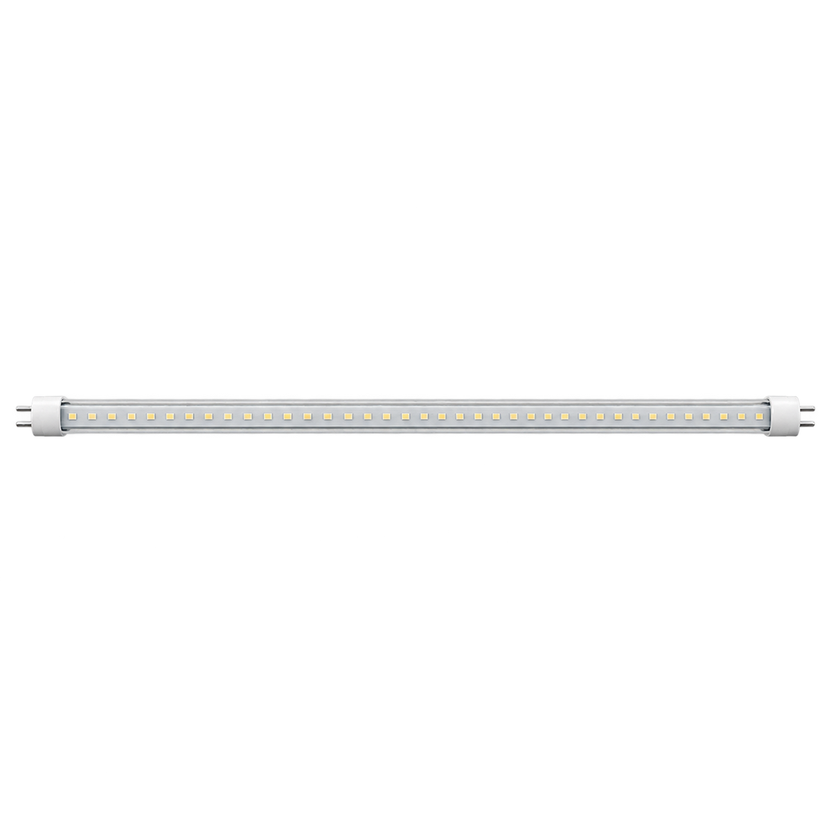 1500mm clear T8 LED tube warm white on transparent background