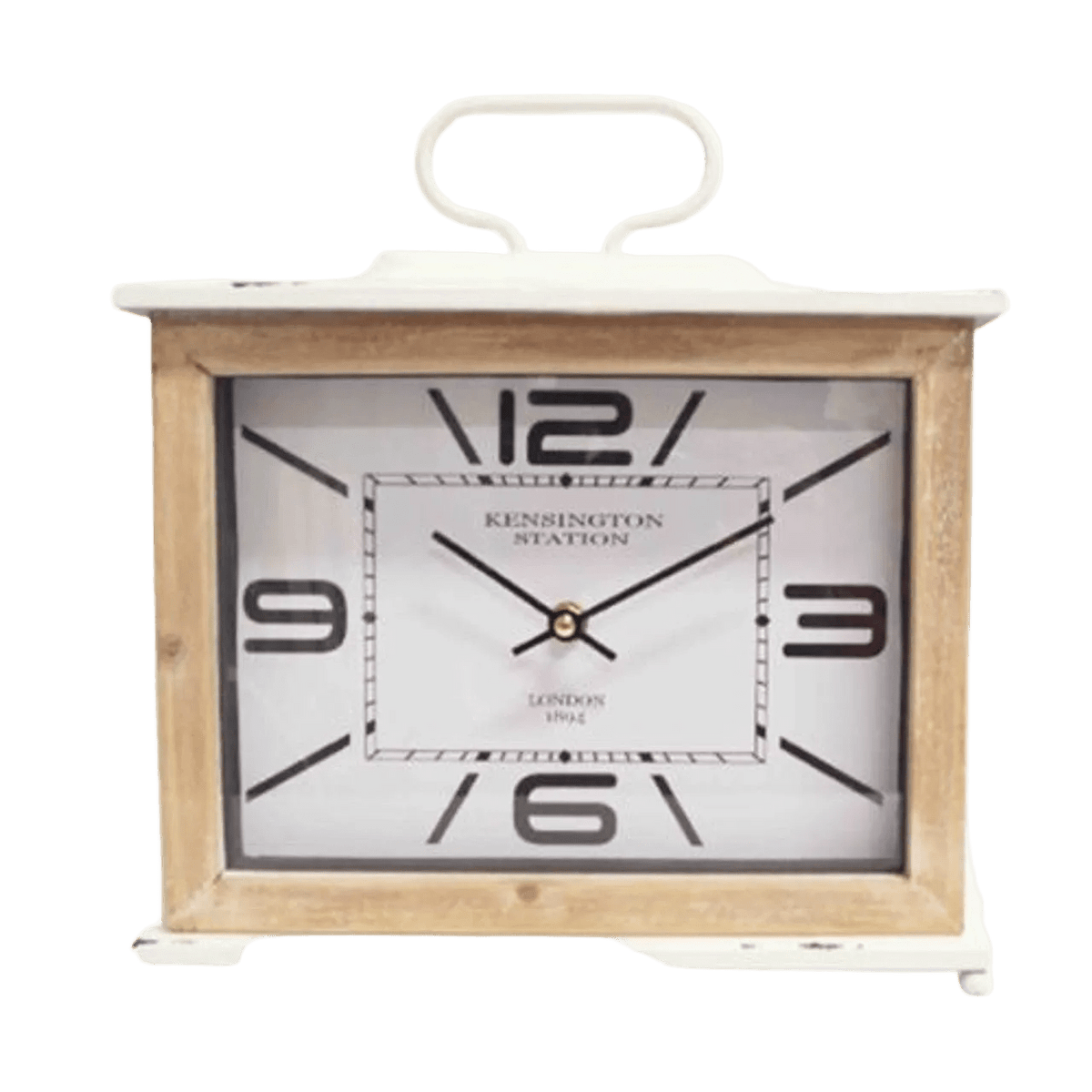 Table Clock - Rectangle Shape Black Numbers