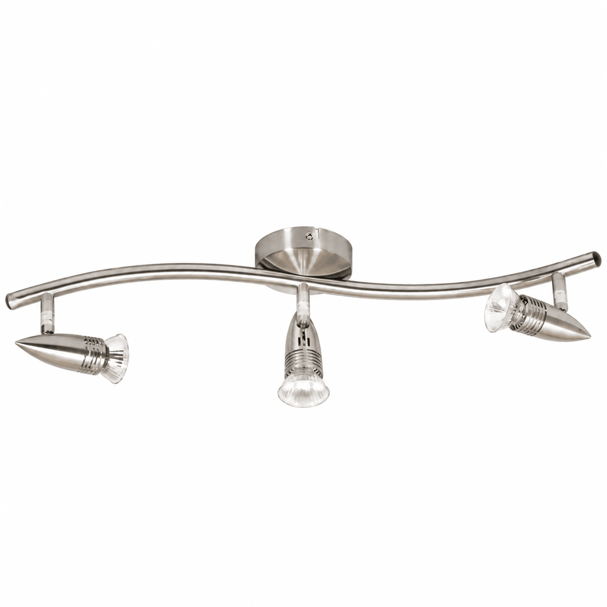 Satin Chrome Spotlight - 3 Light product image on a white background