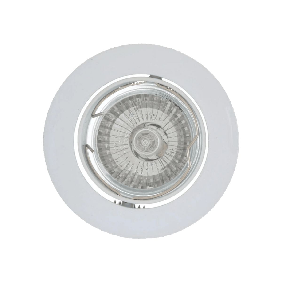Tilt Metal Clip Downlight Holder - White, transparent background, 1254 x 1254