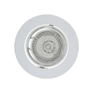 Tilt Metal Clip Downlight Holder - White, transparent background, 1254 x 1254