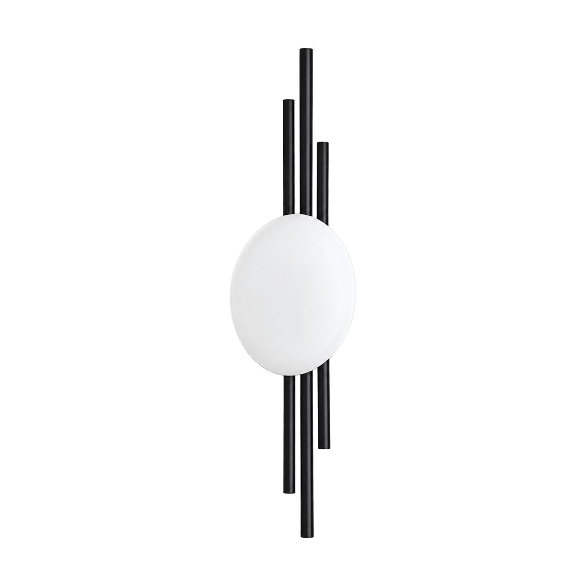 Tribar LED Wall Light - Black on transparent background