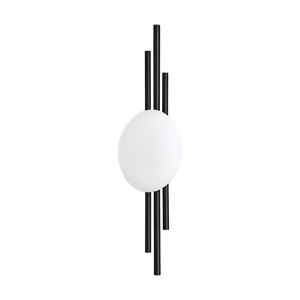 Tribar LED Wall Light - Black on transparent background